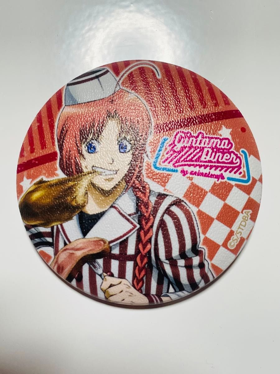 【未使用】銀魂 神威 アニメイト カフェ Diner 缶バッジ キーホルダー  ストラップ アクリルキーホルダー