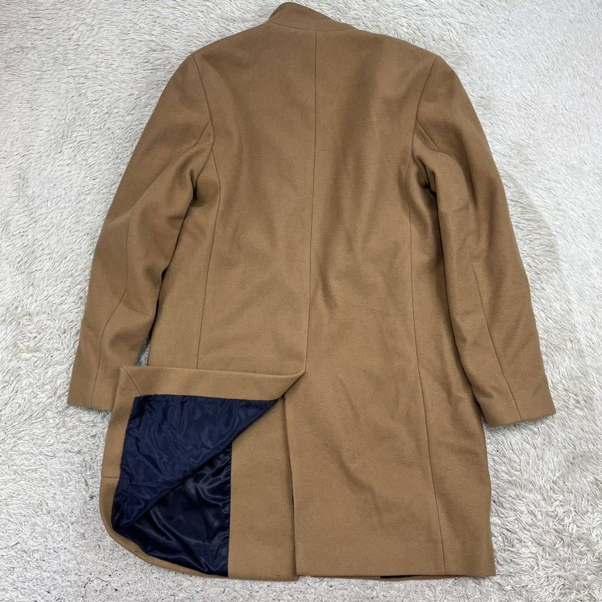 ザラ【人気の一着】ZARA チェスターコート　ロングコート　キャメル　_画像9