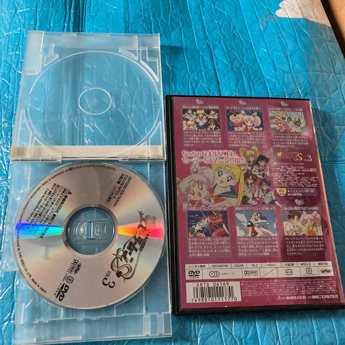 美少女戦士セーラームーンS 3 (第102話〜第107話) DVD 東映　レンタル落ち_画像2