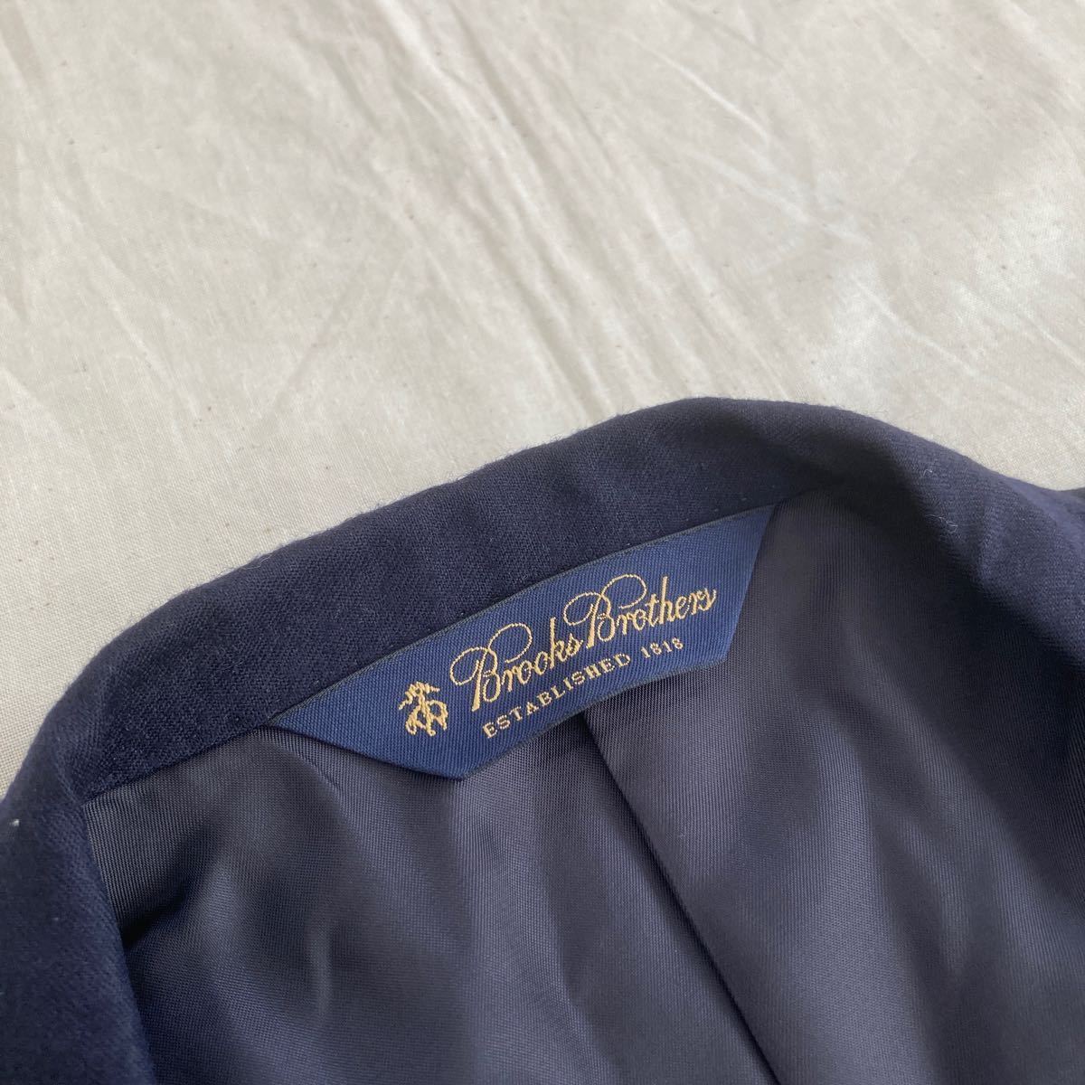 Begin掲載 Brooks brothers 紺ブレザー MADISON FIT 36SHT 金 Begin掲載 Brooks brothers 紺ブレザー MADISON FIT 36SHT 金