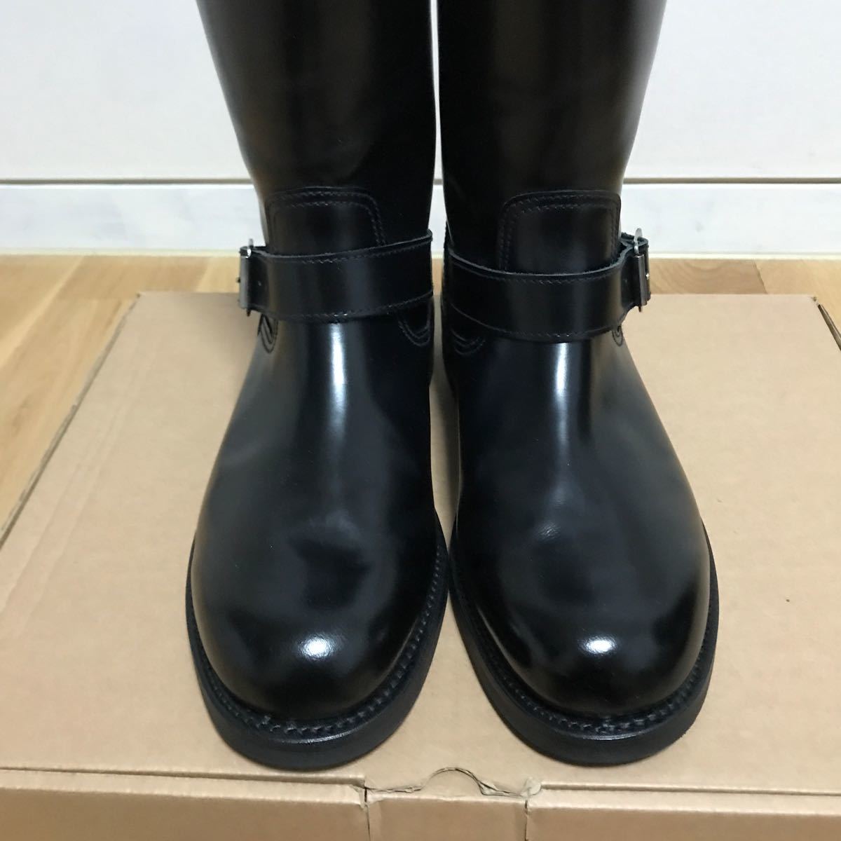 未使用◎ 定価79200円 Lewis Leathers Mechanic Boots No.A10 UK9 ルイスレザーズ　エンジニアブーツ ブラック　黒　箱付き　完売アイテム_画像5