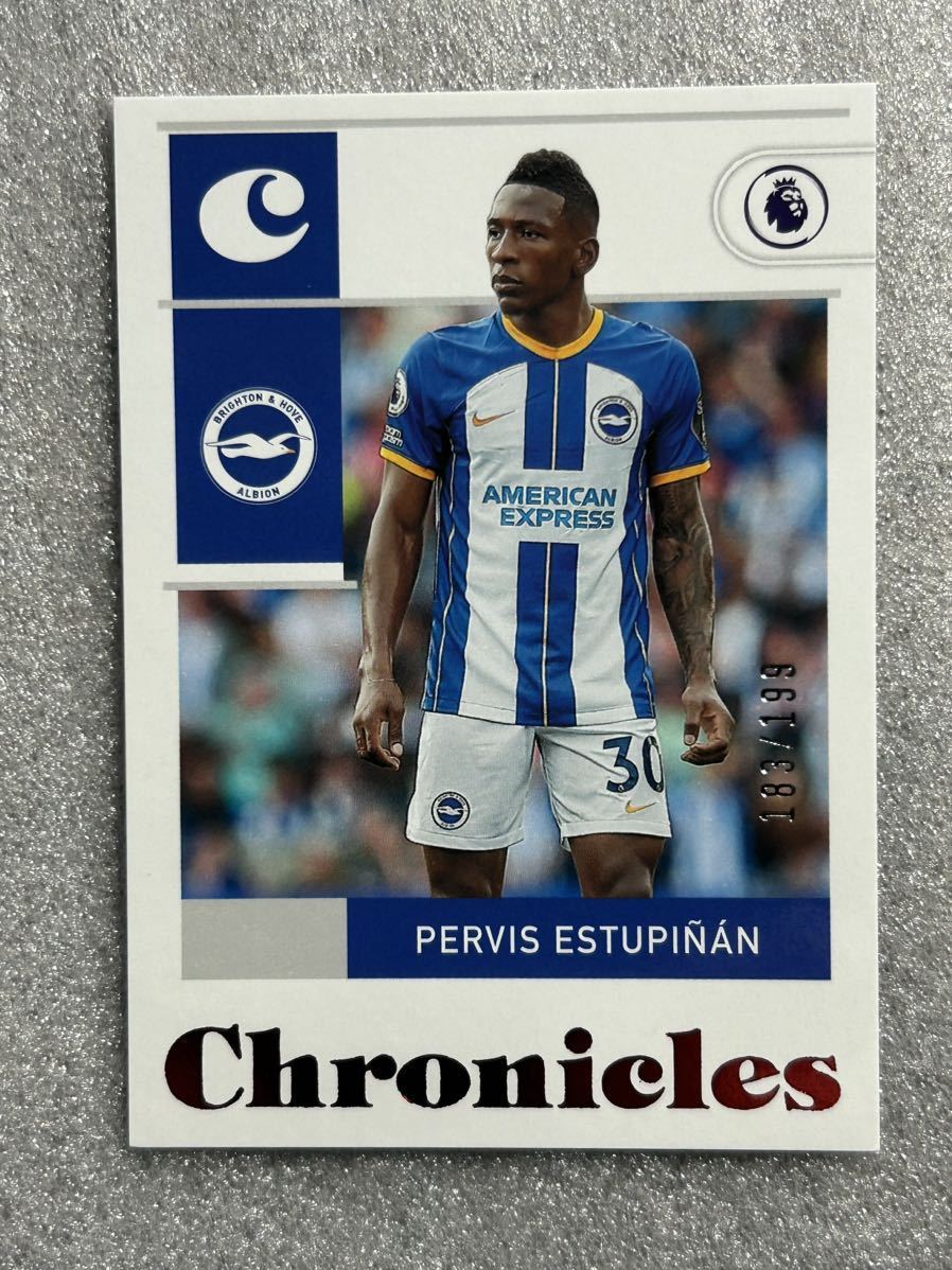 【199枚限定】　ペルビス　エストゥピニャン　（Pervis Estupin）　panini サッカー　カード　ブライトン　183/199シリ_画像1