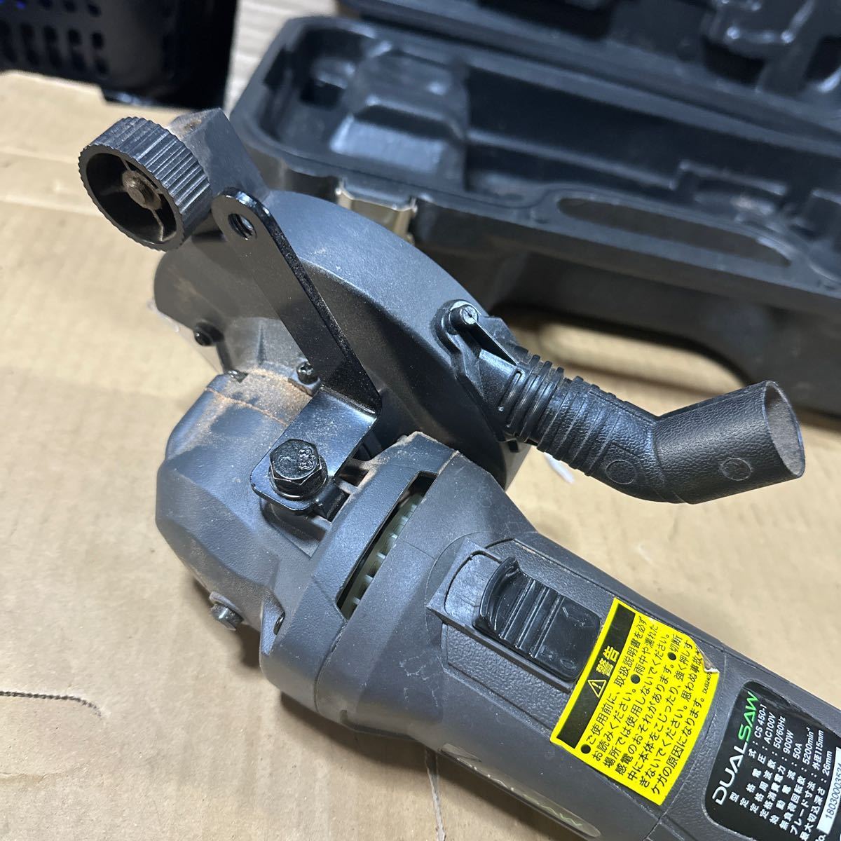 あ-4712）DUALSAW CS-450 切断機 電動工具 通電のみ確認　中古現状品_画像7