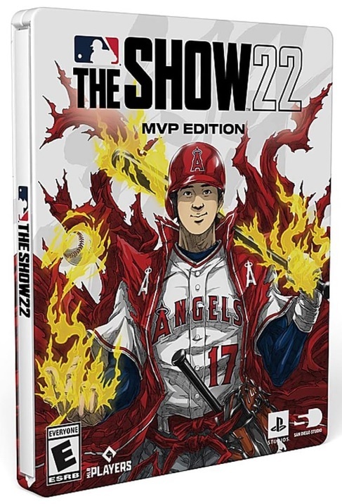 スチールブック付き【新品 /送料無料】 MLB The Show 22 MVP Edition（北米版） 新品未開封 DLC期限切れ PS4
