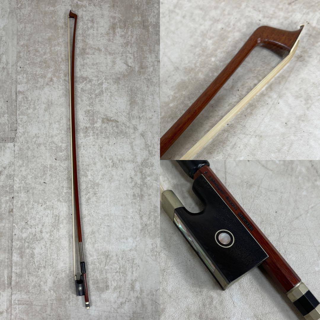 希少 専門業者メンテナンス品 ANTON PRELL アントンプレル Nurnberg NR.Meister マイスター バイオリン 虎杢 ドイツ 4/4 アルコス 弓_画像9