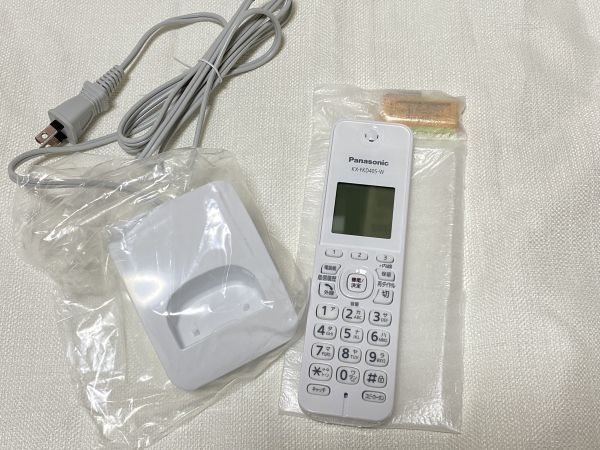 * new goods * Panasonic extension for cordless handset KX-FKD405-W 1.9GHz DECT basis system corresponding type great number (VE-GD27/VE-GZ21/KX-PD205)