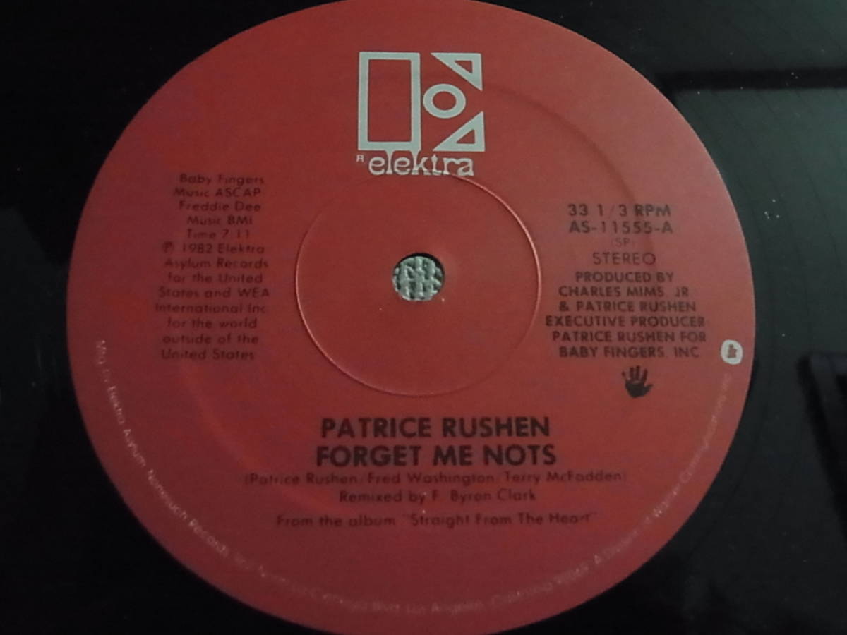 US12' Patrice Rushen/Forget Me Nots　*ジャケ下側抜け有_画像2