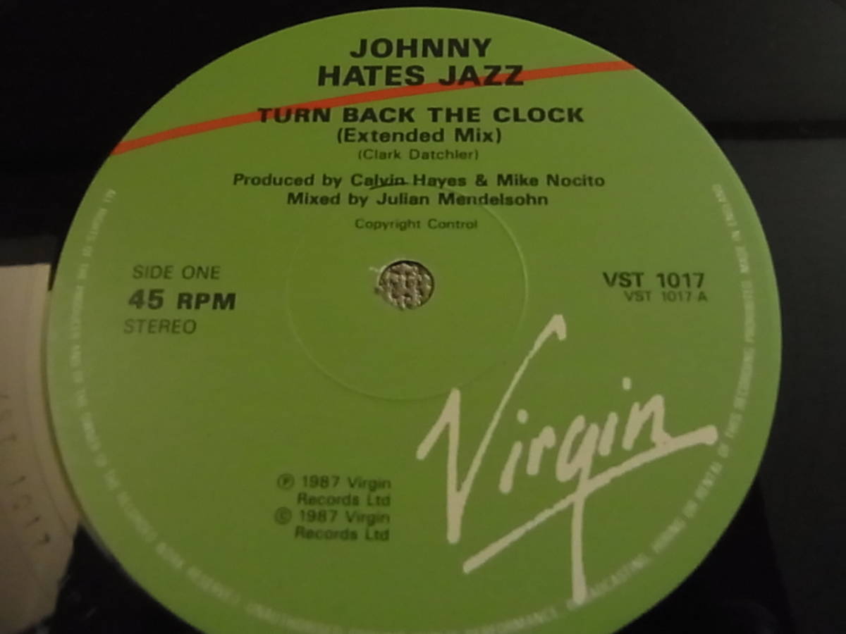 UK12' Johnny Hates Jazz/Turn Back The Clock-Extended Mix_画像3