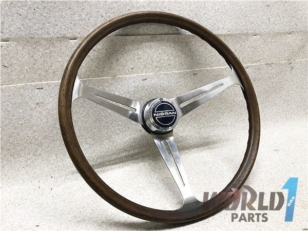 ★超希少★ CSP311 シルビア 純正 ウッド ハンドル ステアリング ホーンボタン付き 内装品 初代シルビア SILVIA NISSAN 日産 旧車 当時物_画像1