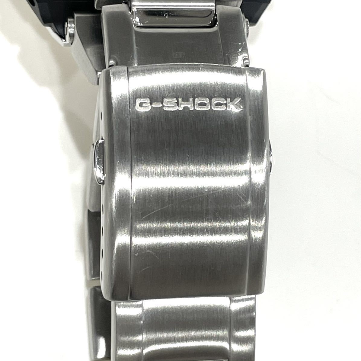 美品 CASIO カシオ G-SHOCK Gショック GST-W110D-1A9JF メンズ 腕時計 G-STEEL Gスチール シルバー 電波ソーラー 送料無料 _画像9