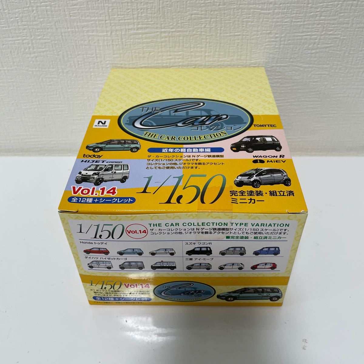 1円〜【未開封(ラスト)】TOMYTEC Vol.14 カーコレクション(近年の軽自動車編)BOX トミーテック THE CAR COLLECTION _画像2