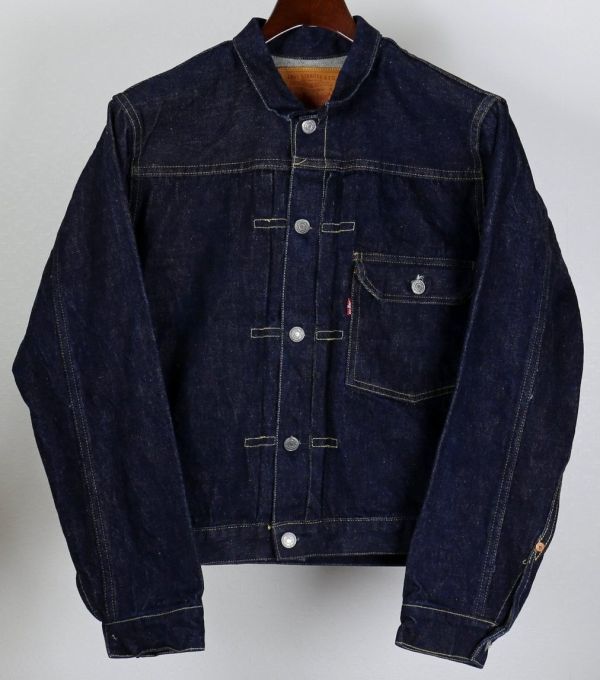 90S LEVI'S リーバイス バレンシア工場 復刻 506XX 1st デニム ジャケット Gジャン 36 ボタン裏555 USA製 b7413