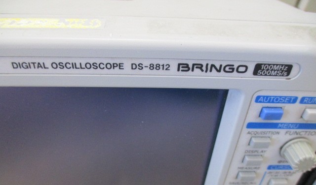IWATSU BRINGO DIGITAL OSCILLOSCOPE DS-8812 100MHz 500MS/s 通電確認済み ※ジャンク品※【A-51】_画像5