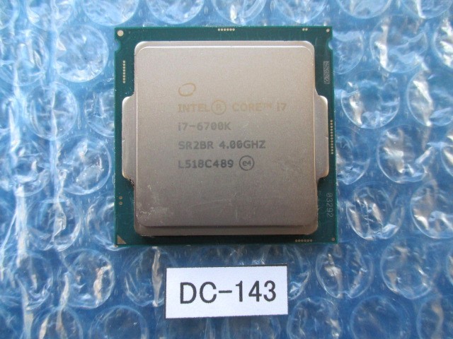 ジャンク品 Intel Core i7-6700K SR2BR 4.00GHz 【DC-143】 _画像1