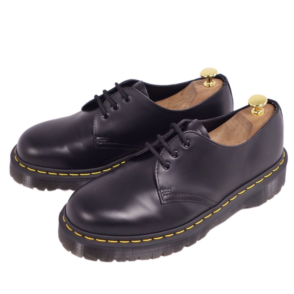 美品 ドクターマーチン Dr.Martens レザーシューズ 21084 3ボール カーフレザー 革靴 メンズ UK8(27cm相当) ブラック cg12do-rm05e26502の画像2