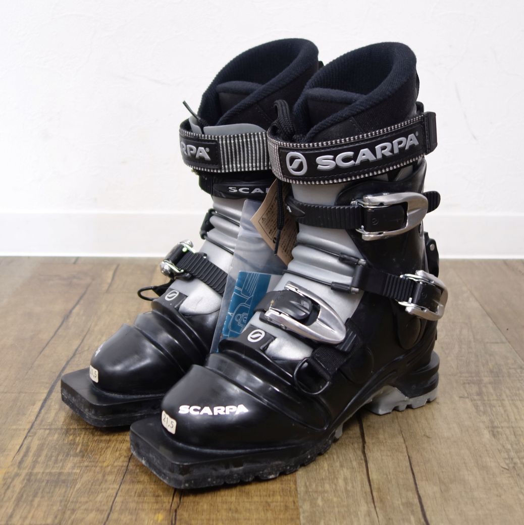  не использовался Scarpa SCARPA SCARPA Telemark лыжи ботинки T2 21.5cm 3 пряжка 75mm BC гора лыжи уличный cg12dm-rk26y04658