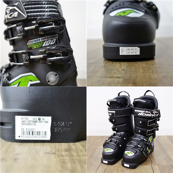  ultimate beautiful goods Nordica NORDICA ski boots DOBERMANN WC100 22.5cm Doberman World Cup racing outdoor cg12mt-rk26y04475