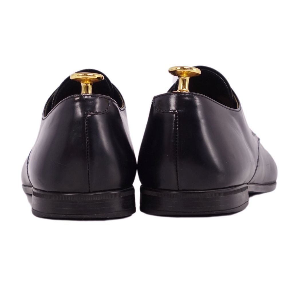 プラダ PRADA レザーシューズ ダービーシューズ カーフレザー 革靴 メンズ イタリア製 27cm ブラック cg12de-rm05e26530_画像5
