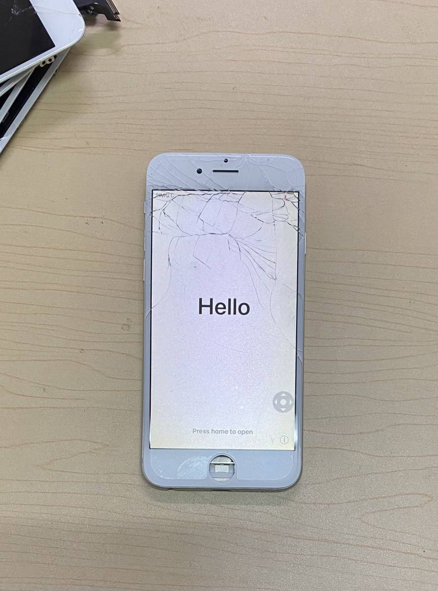 iPhone6 純正品 フロント パネル割れ タッチ スライド 操作出来ました。合計 13枚 ジャンク_画像4