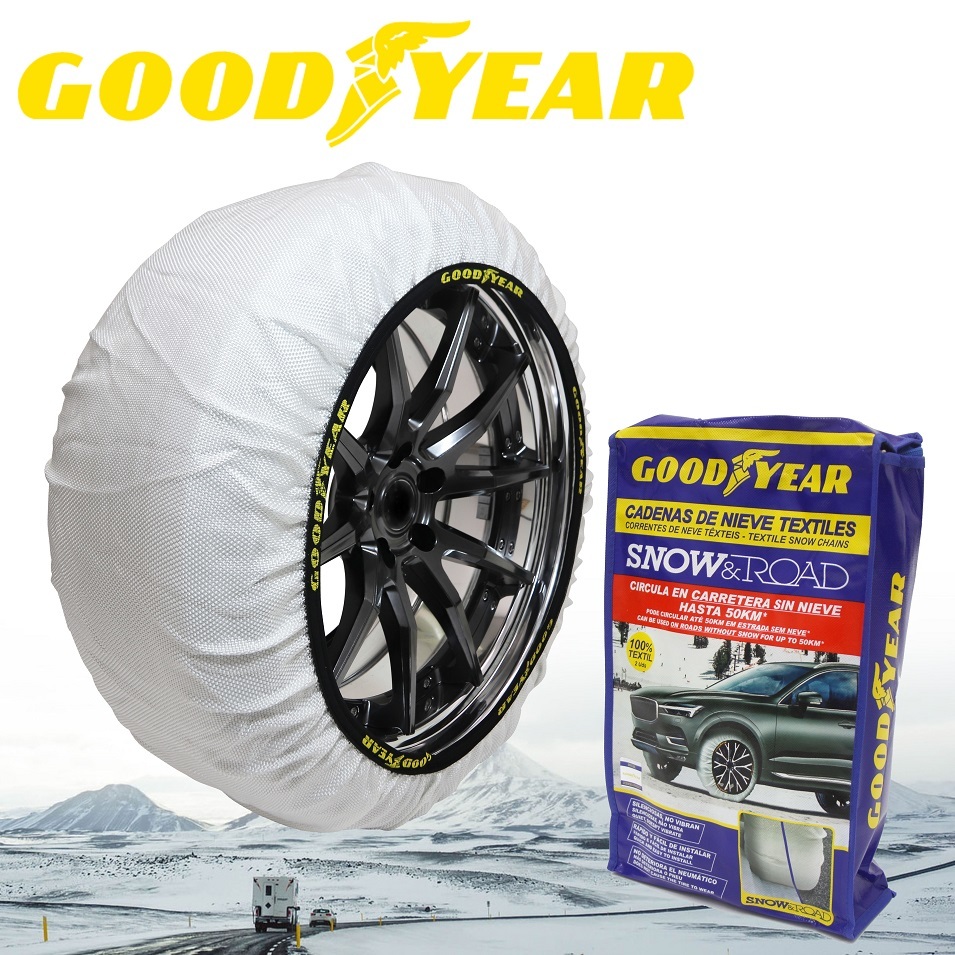 GOODYEAR スノーソックス スーパータイプ XXLサイズ 2枚入り 22インチ 285/40R22 グッドイヤー タイヤチェーン スノーチェーン_画像1