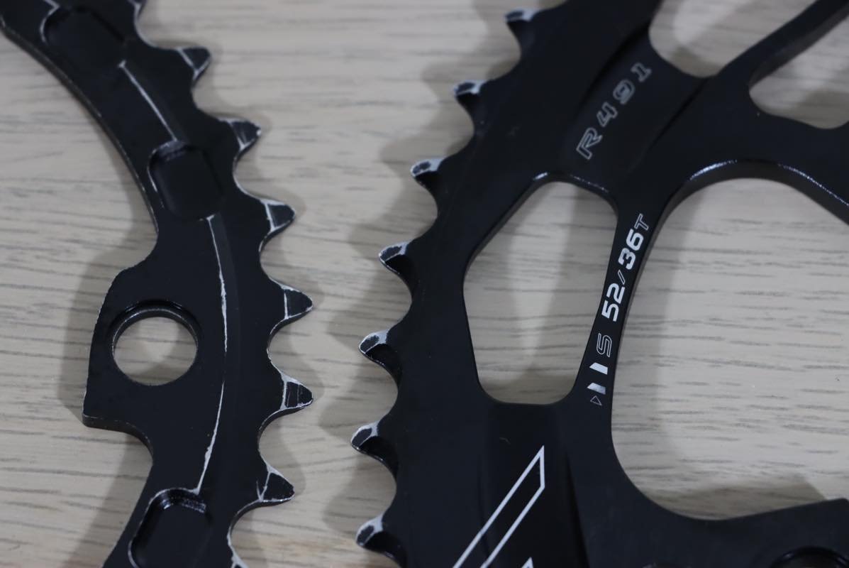美品 RIDEA 楕円チェーンリング Lami-Flow シマノ4アーム(FC 美品 RIDEA 楕円チェーンリング Lami-Flow シマノ4アーム(FC
