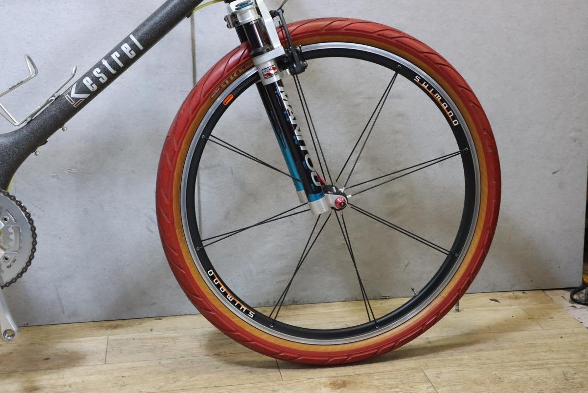 カスタム多数■KESTREL ケストレル MXZ 26インチMTB CAMPAGNOLO SHIMANO MIX 3X7S サイズ540 1990頃 美品_画像3