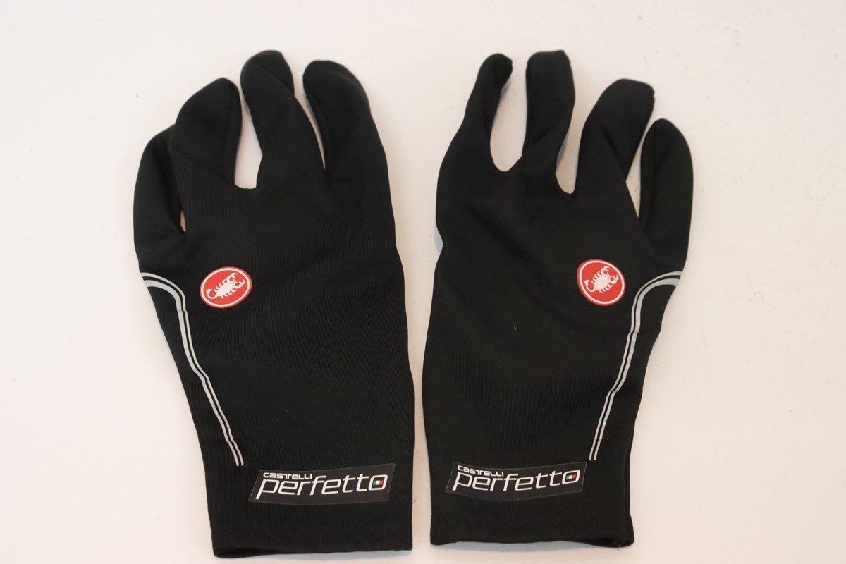 ▽CASTELLI カステリ PERFETTO RoS GLOVE フルフィンガーグローブ Sサイズ 美品_画像1