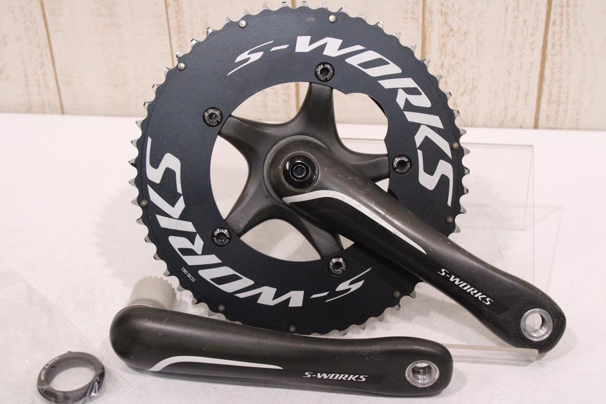 ★SPECIALIZED スペシャライズド S-WORKS fact carbon TT 2x11s 172.5mm 53/39T カーボンクランクセットの画像1
