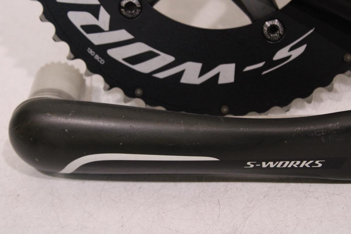 ★SPECIALIZED スペシャライズド S-WORKS fact carbon TT 2x11s 172.5mm 53/39T カーボンクランクセットの画像5