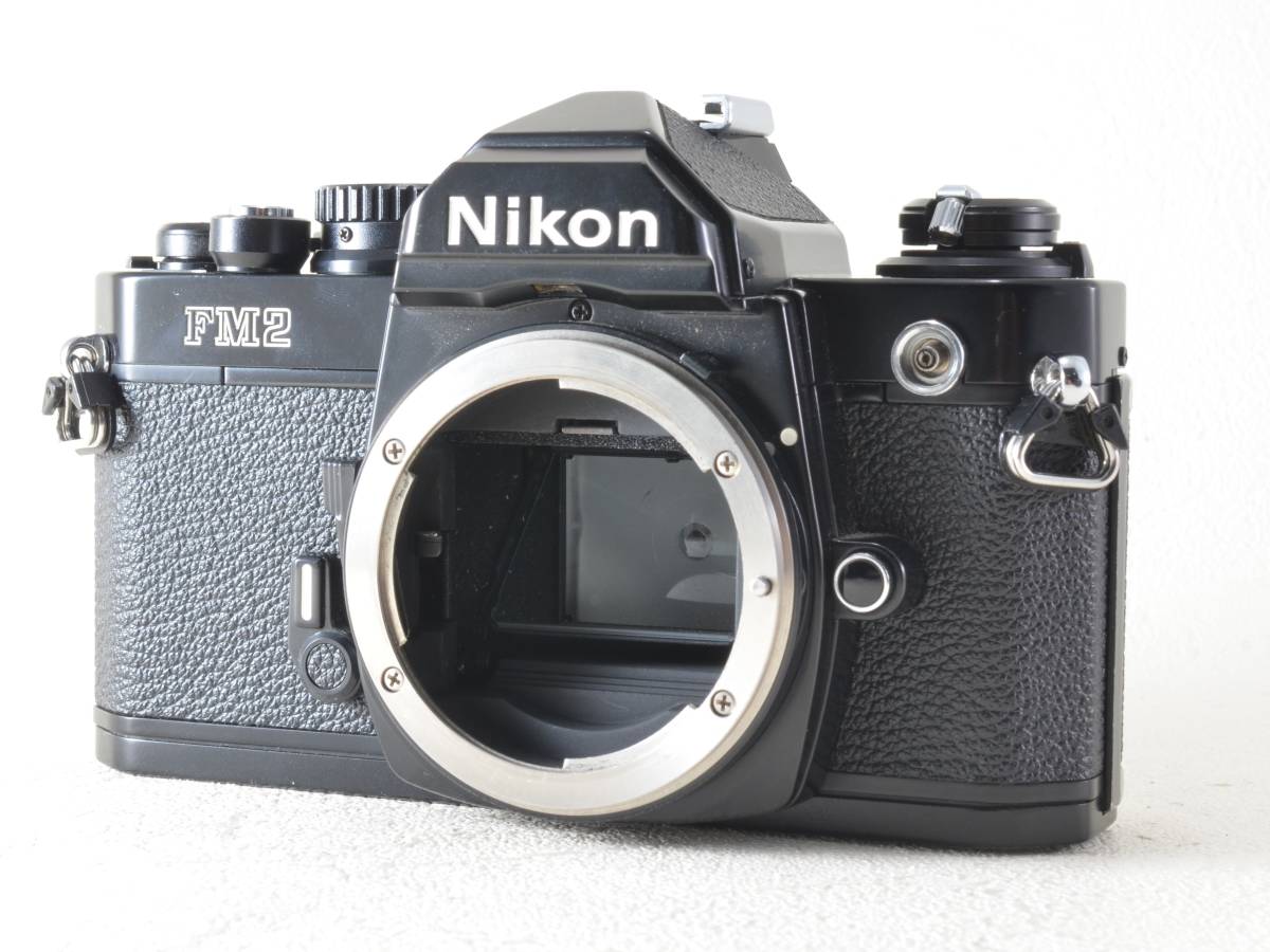 [良品☆シックな佇まい] Nikon (ニコン) NEW FM2 ブラックボディ [保証](52212)