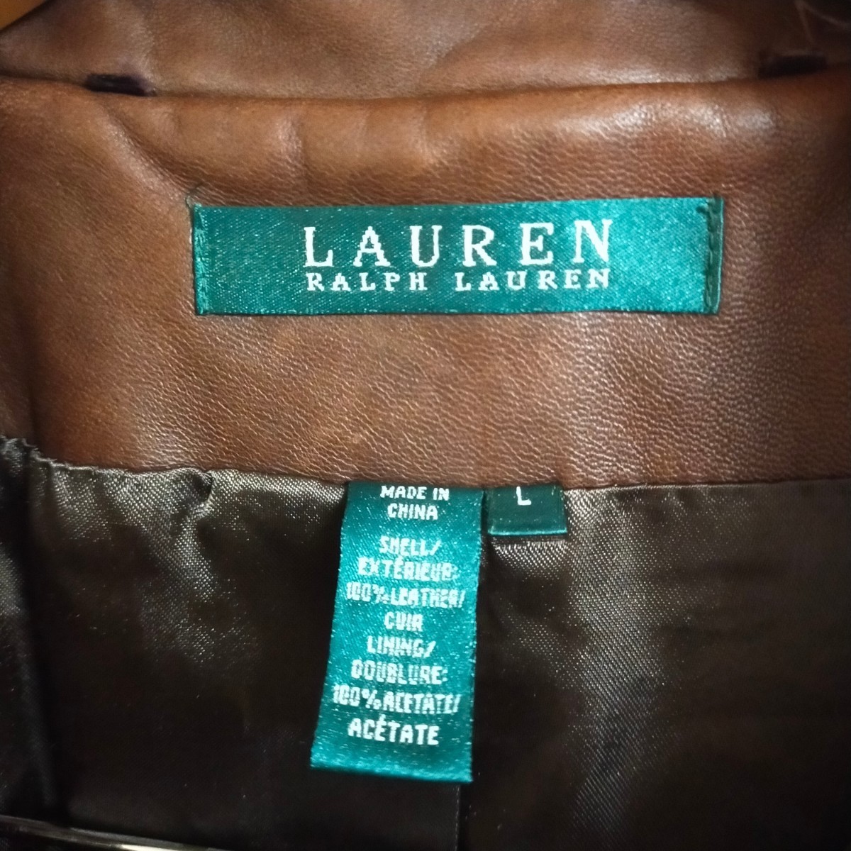 Lauren ローレン Ralph Lauren ラルフローレン 緑タグ レザー Lauren ローレン Ralph Lauren ラルフローレン 緑タグ レザー