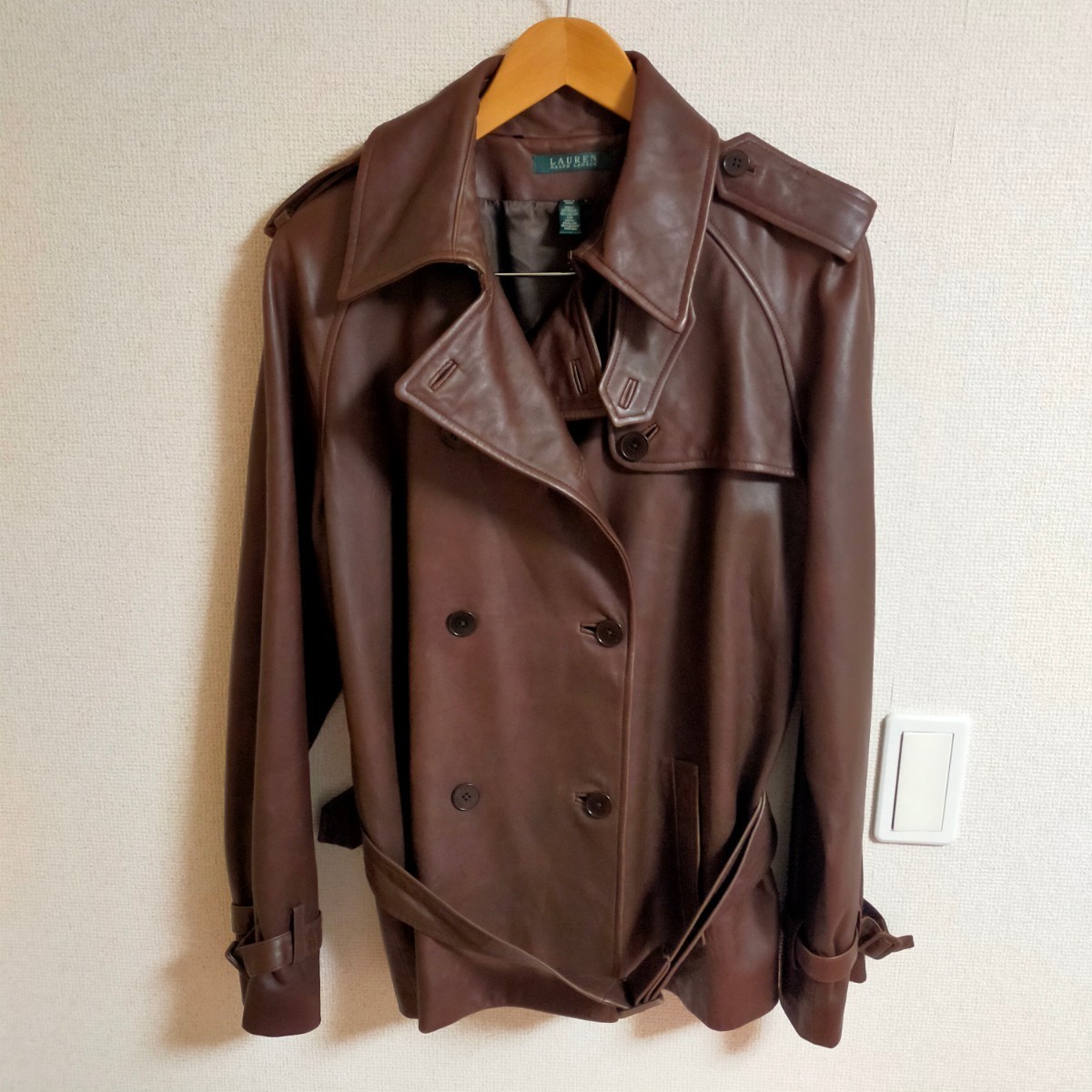 Lauren ローレン Ralph Lauren ラルフローレン 緑タグ レザー Lauren ローレン Ralph Lauren ラルフローレン 緑タグ レザー