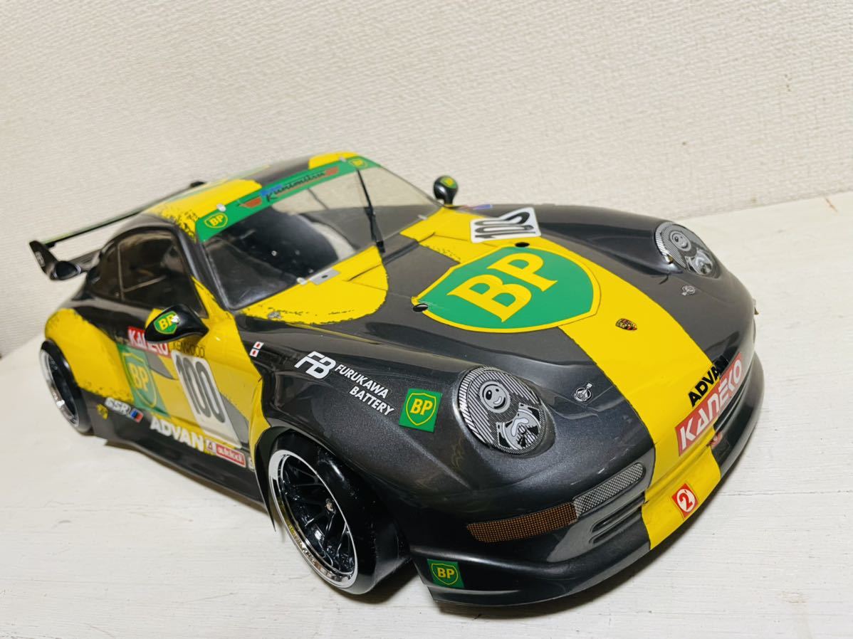 ボディのみ 1/10 HPI ポルシェ 993 GT2 BPレーシング仕様PORSHE 中古品 (検 ヨコモ YD-2 RaveD RDX GRK overdose GALM ラジドリ_画像3