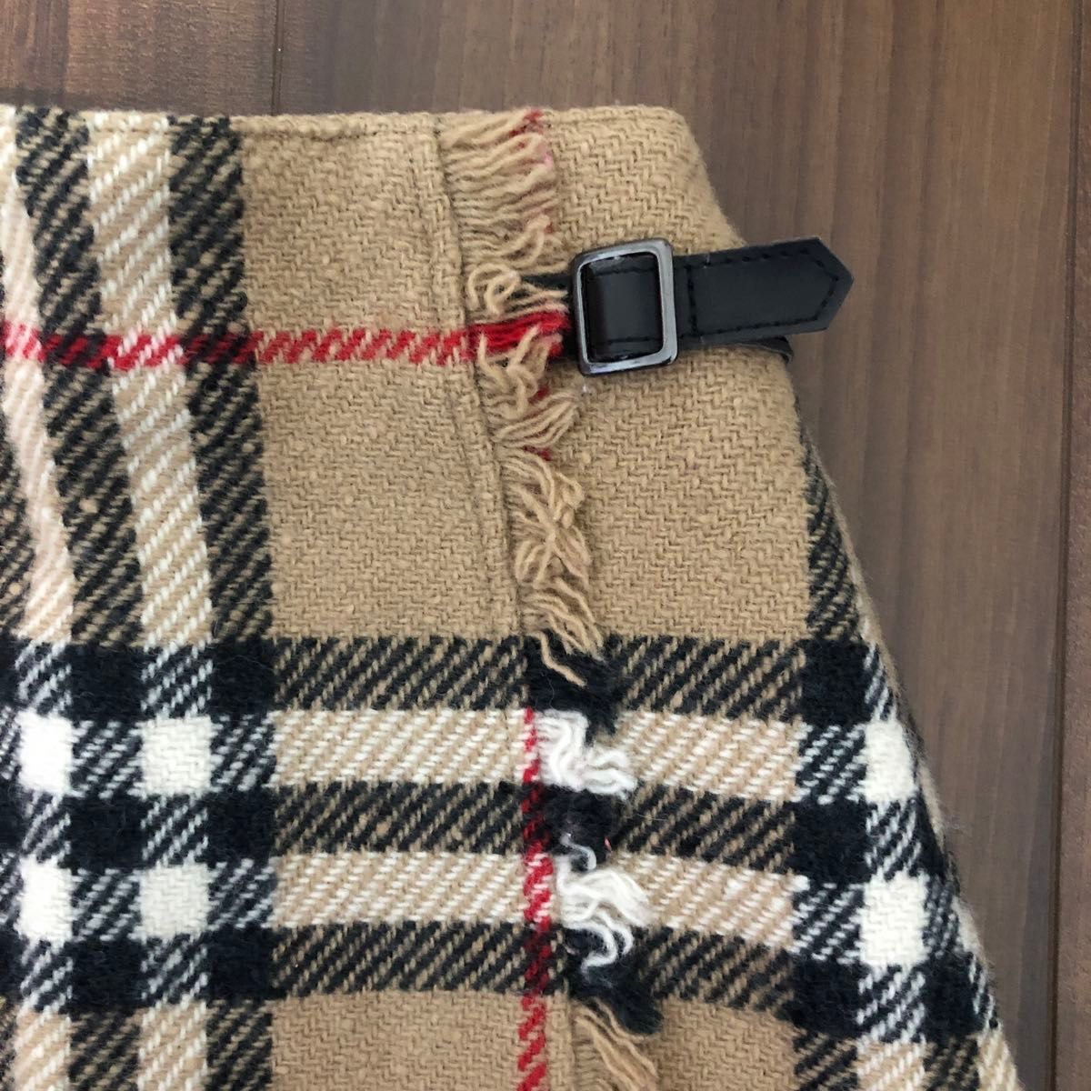 バーバリー スカート ノバチェック 90cm 巻スカート風 BURBERRY