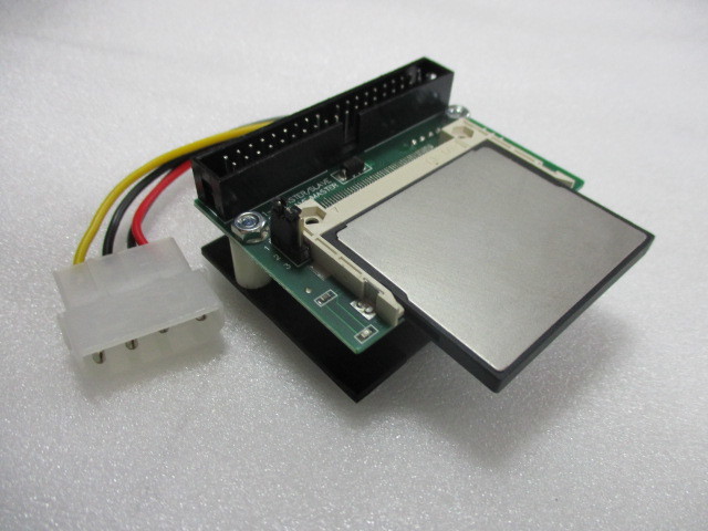 ●NEC PC-9821 内蔵 HDD（40ピン）●IDE CF変換アダプタ+CF カード 8GB●固定台付き●PC-9821Ra333で動作確認済み●_画像1