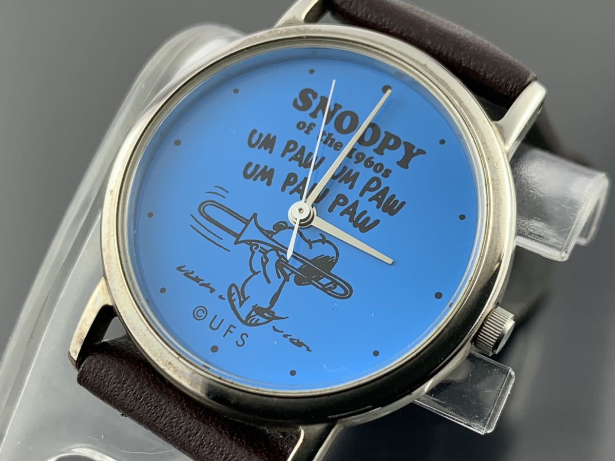 [A1233]1円～☆メンズ腕時計 クォーツ CITIZEN シチズン スヌーピー SNOOPY 1032-S030927 動作品_画像1