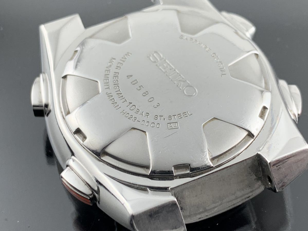 [A1244]本体のみの為 1円～☆メンズ腕時計 アナデジ セイコー SEIKO sportura スポーチュラ H023-00C0 動作品_画像8