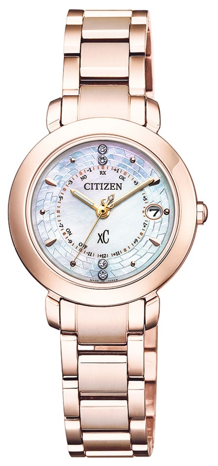 【CITIZEN xC ES9444-50X hikari コレクション サクラピンク 電波ソーラー チタン クロスシー 限定モデル ②】