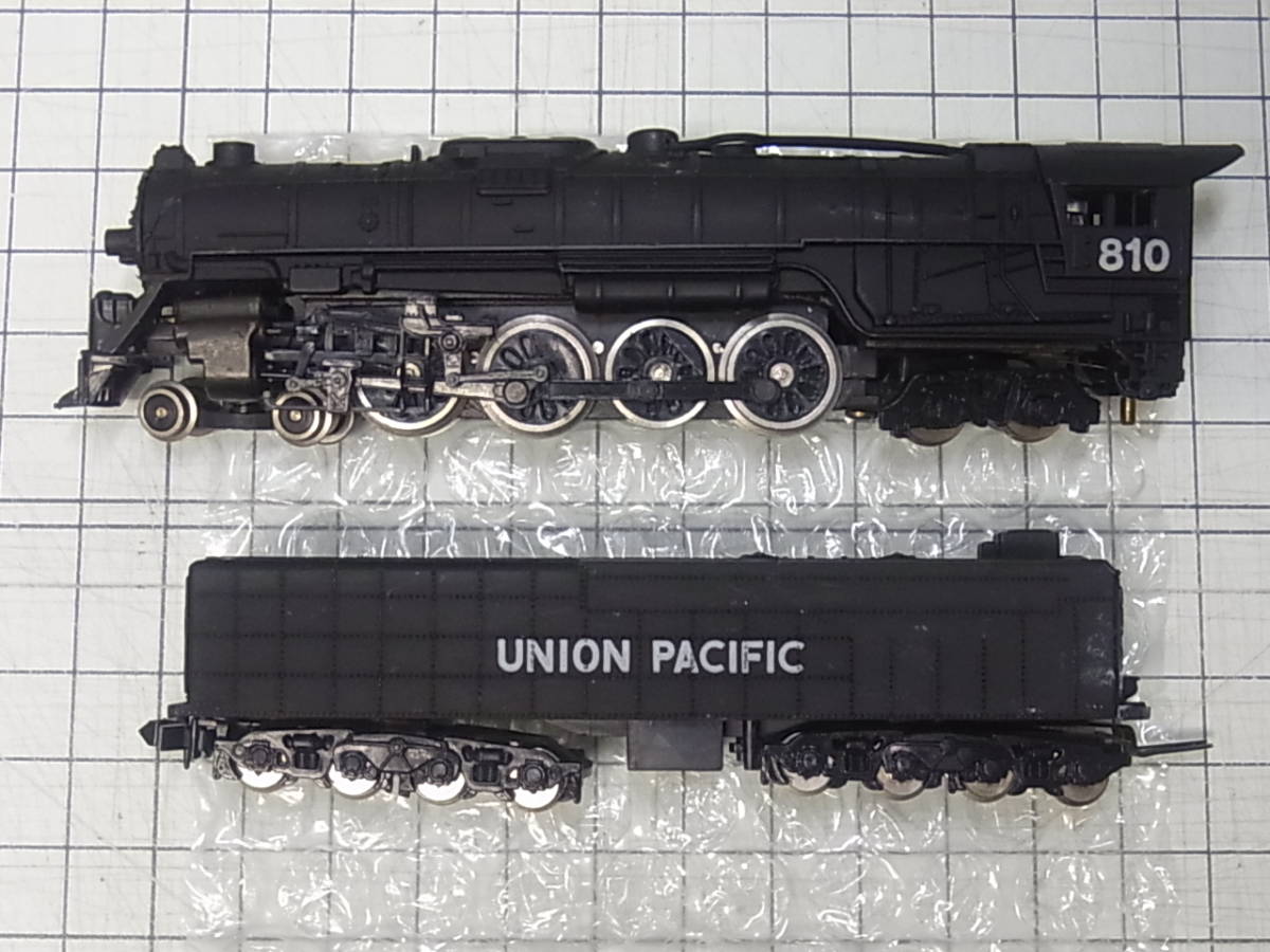 【ジャンク品かなり難あり・箱なし・不動】バックマン Nゲージ アメリカ型蒸気機関車UNION PACIFIC 約１台分（状態は画像・説明要確認）_画像1