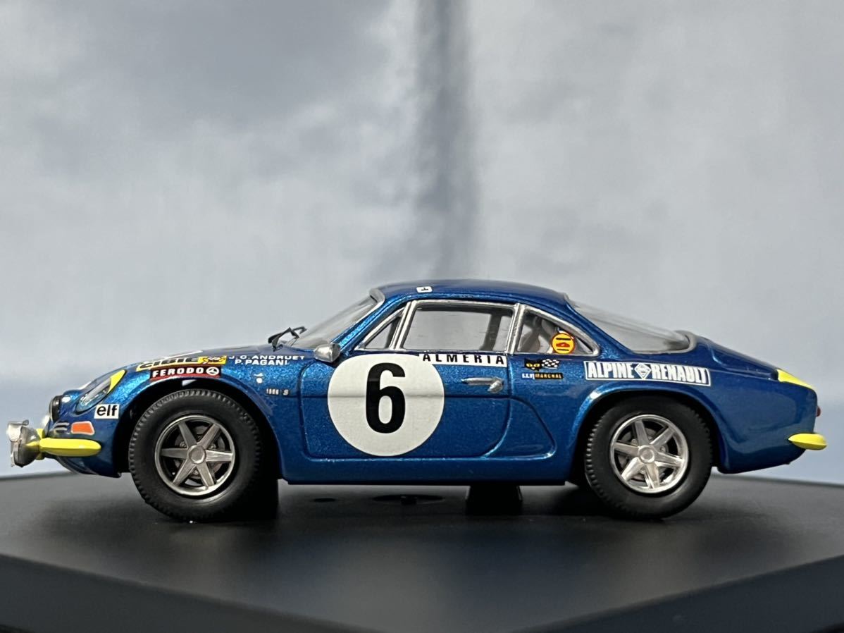  Trofeu made alpine Renault A110 1600S 1972 year Monte Carlo Rally #6 (1/43)