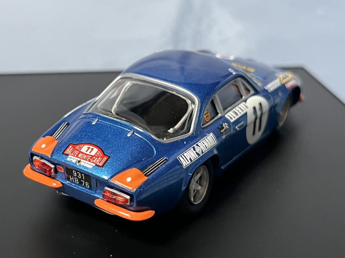  Trofeu made alpine Renault A110 1600S (#11) 1972 year Monte Carlo 1/43