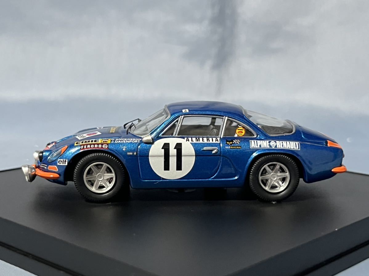  Trofeu made alpine Renault A110 1600S (#11) 1972 year Monte Carlo 1/43