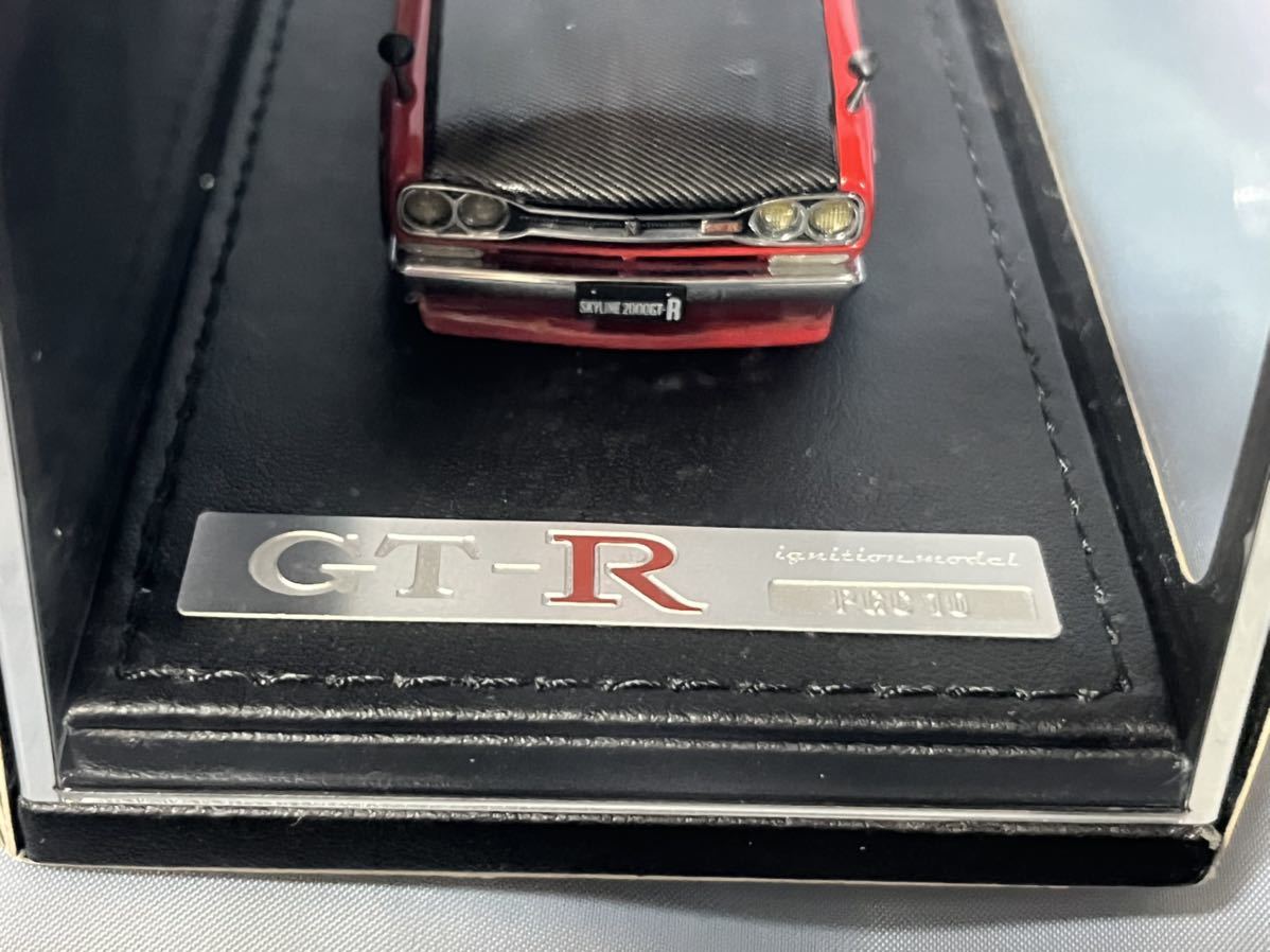 IG(イグニッション モデル)製　　ニッサン　スカイライン　2000 GT-R (PGC10) 赤　　　1970年 1/43_画像8