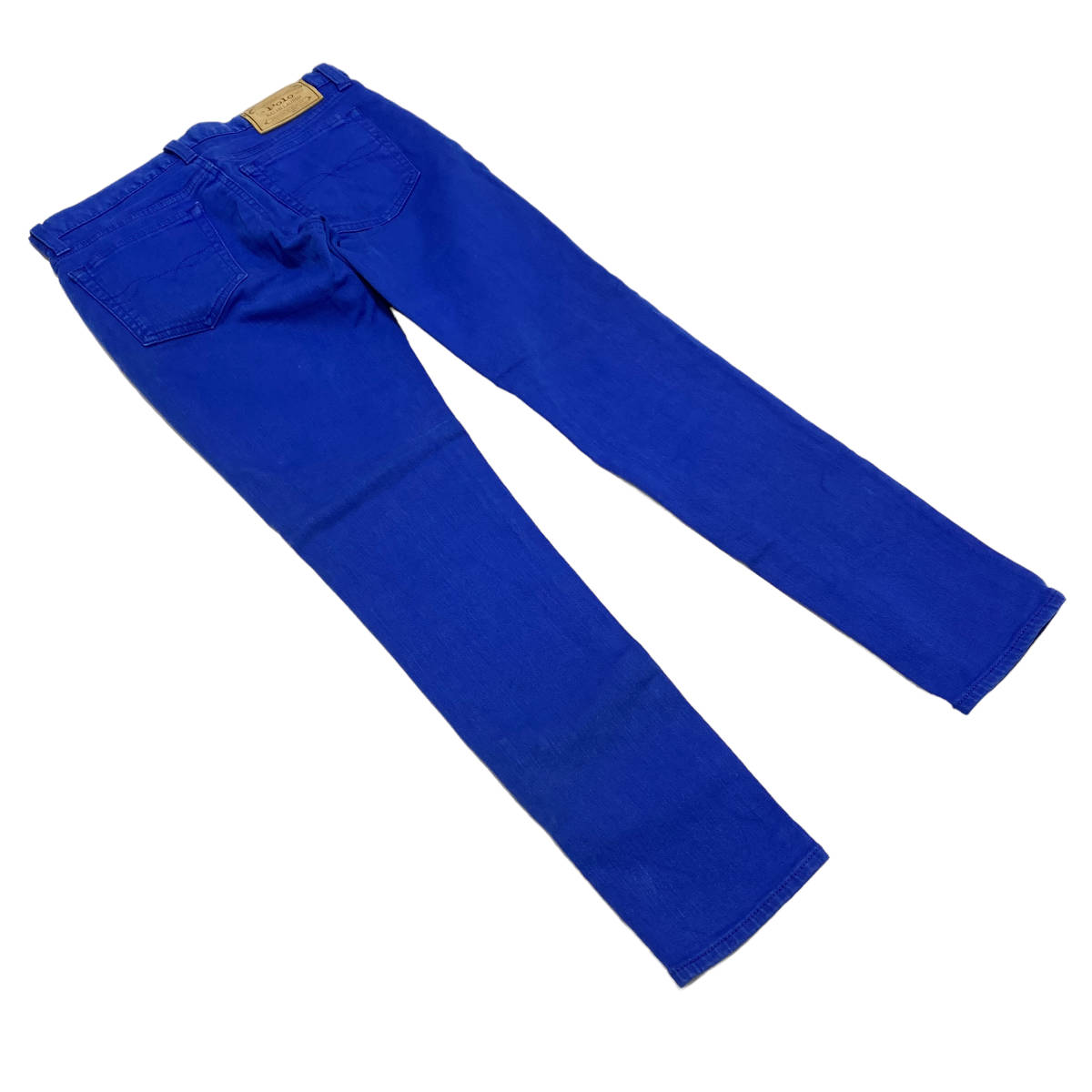 Polo Ralph Lauren Polo Ralph Lauren stretch skinny pants 27 blue lady's Mexico made 23-1121