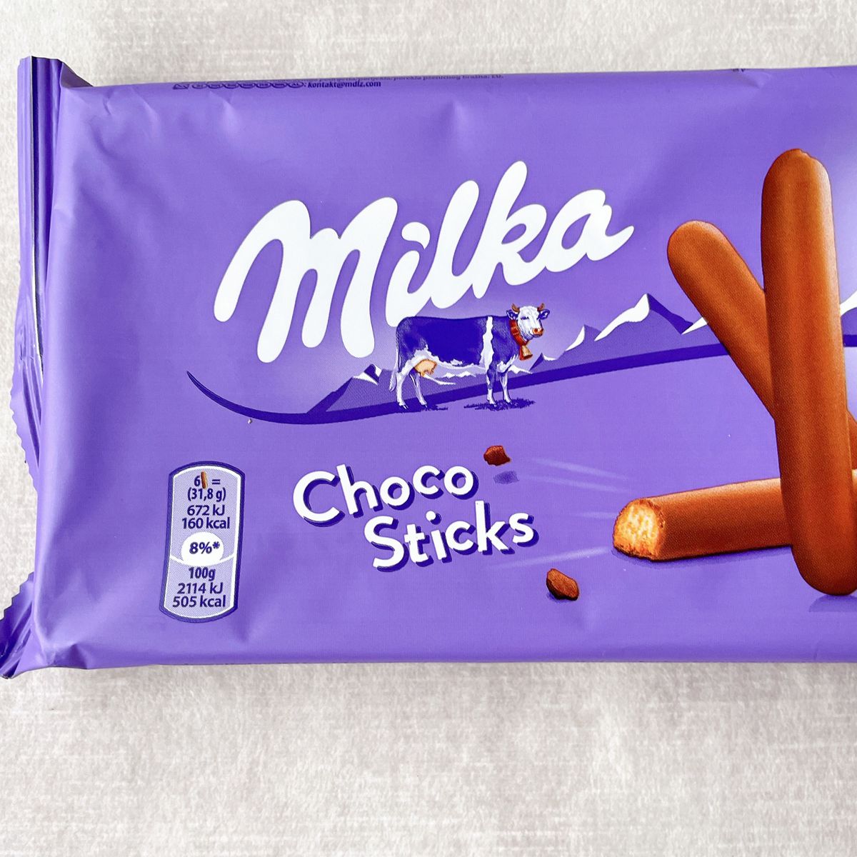 milka 【日本未販売】choco sticks  2点セット　ミルカ　ドイツチョコレート　 ビスケット