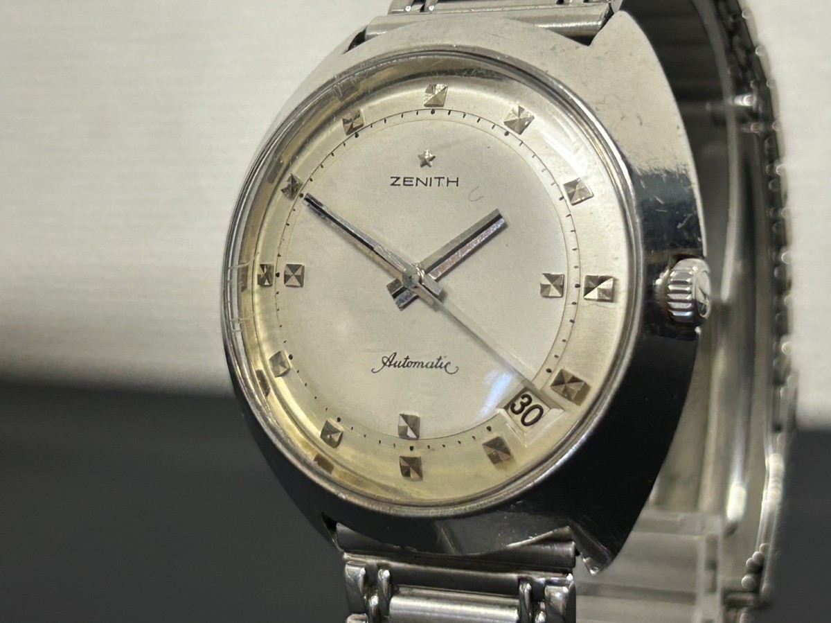 稼動品　A3　ZENITH　ゼニス　Cal.2542PC　Since 1865　AUTOMATIC　自動巻　23石　ヴィンテージ　箱付　ブランド腕時計　メンズ腕時計_画像2