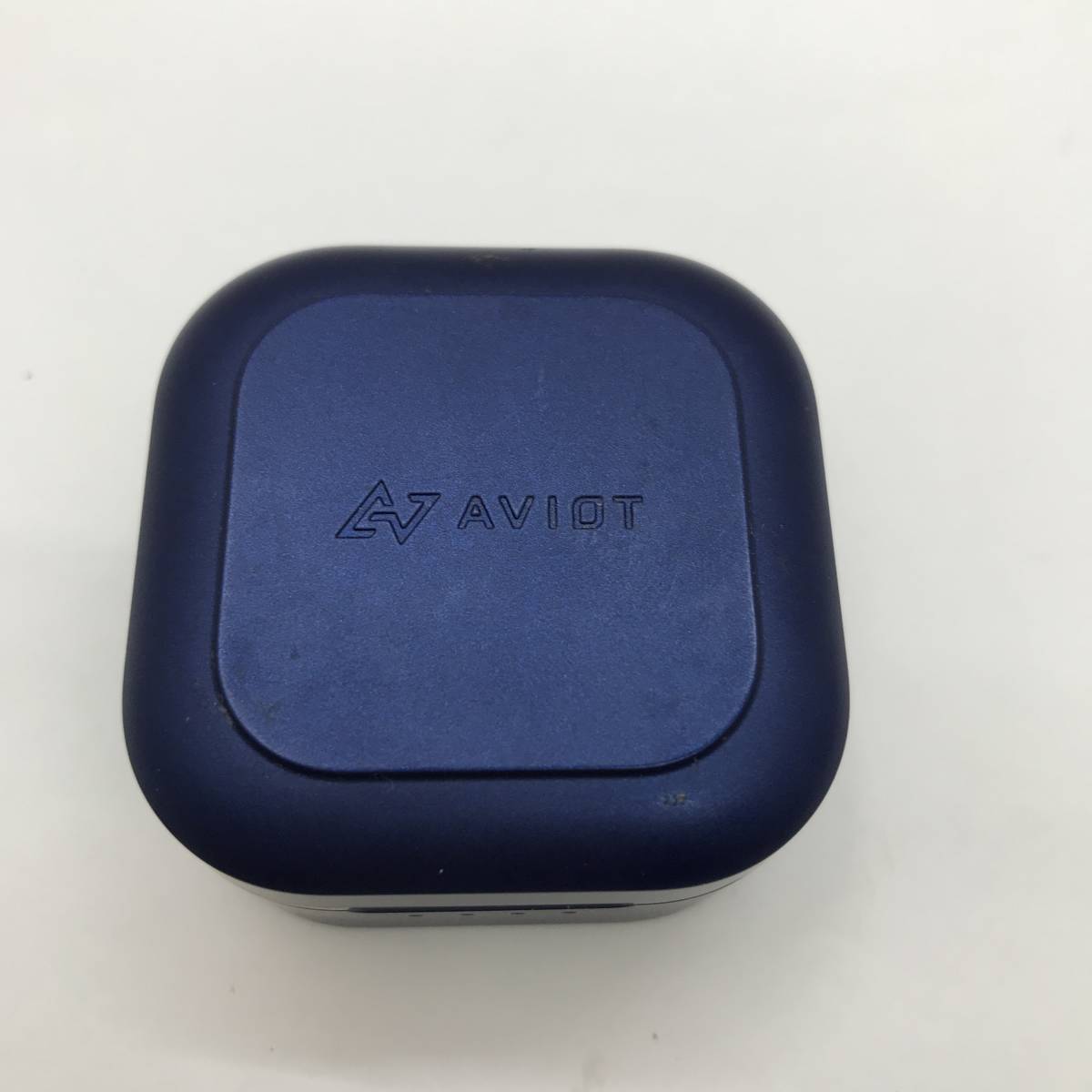 【１円～】AVIOT 完全ワイヤレスイヤホン Bluetooth TE-D01q2 ノイズキャンセリング ネイビー 防水 【中古品】 _画像5