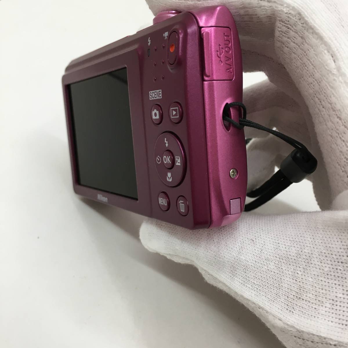 【１円～】Nikon コンパクト デジタルカメラ COOLPIX A300 ピンク Bluetooth ニコン【中古品】_画像4