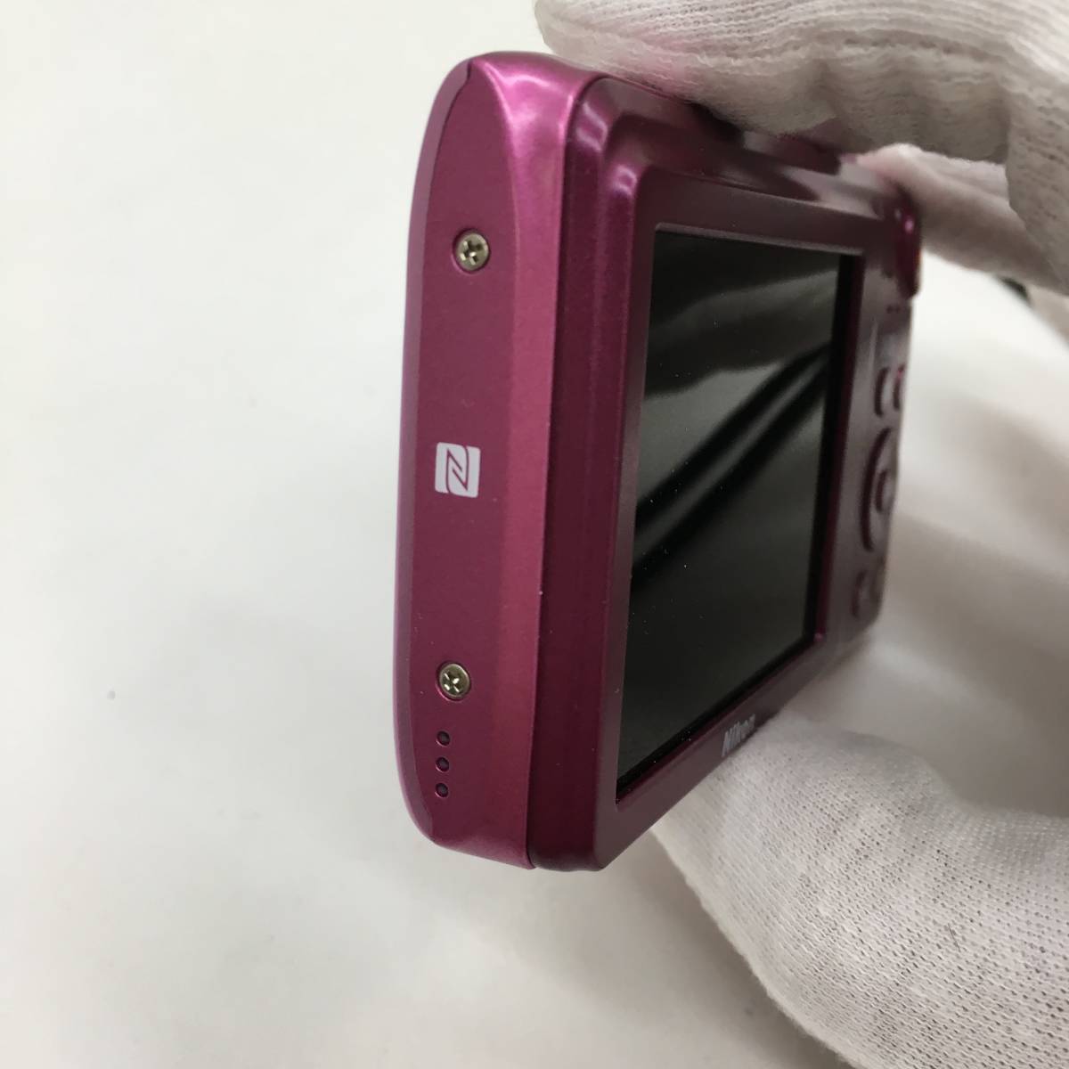 【１円～】Nikon コンパクト デジタルカメラ COOLPIX A300 ピンク Bluetooth ニコン【中古品】_画像3