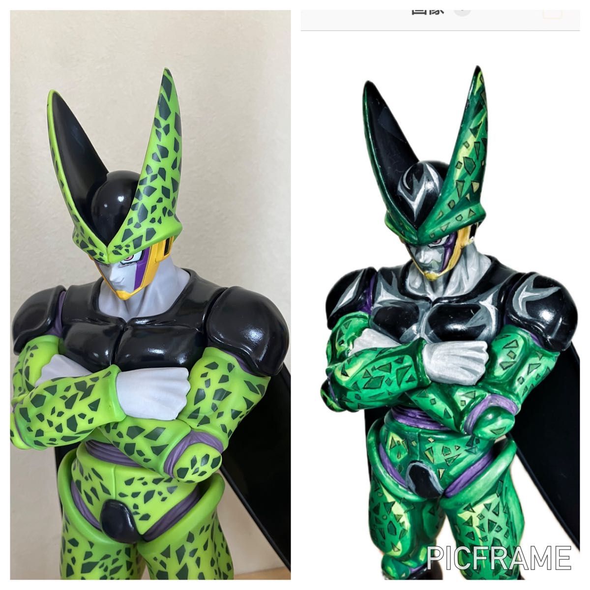 ドラゴンボールフィギュア セル完全体 リペイント 二次元彩色 一 ドラゴンボールフィギュア セル完全体 リペイント 二次元彩色 一